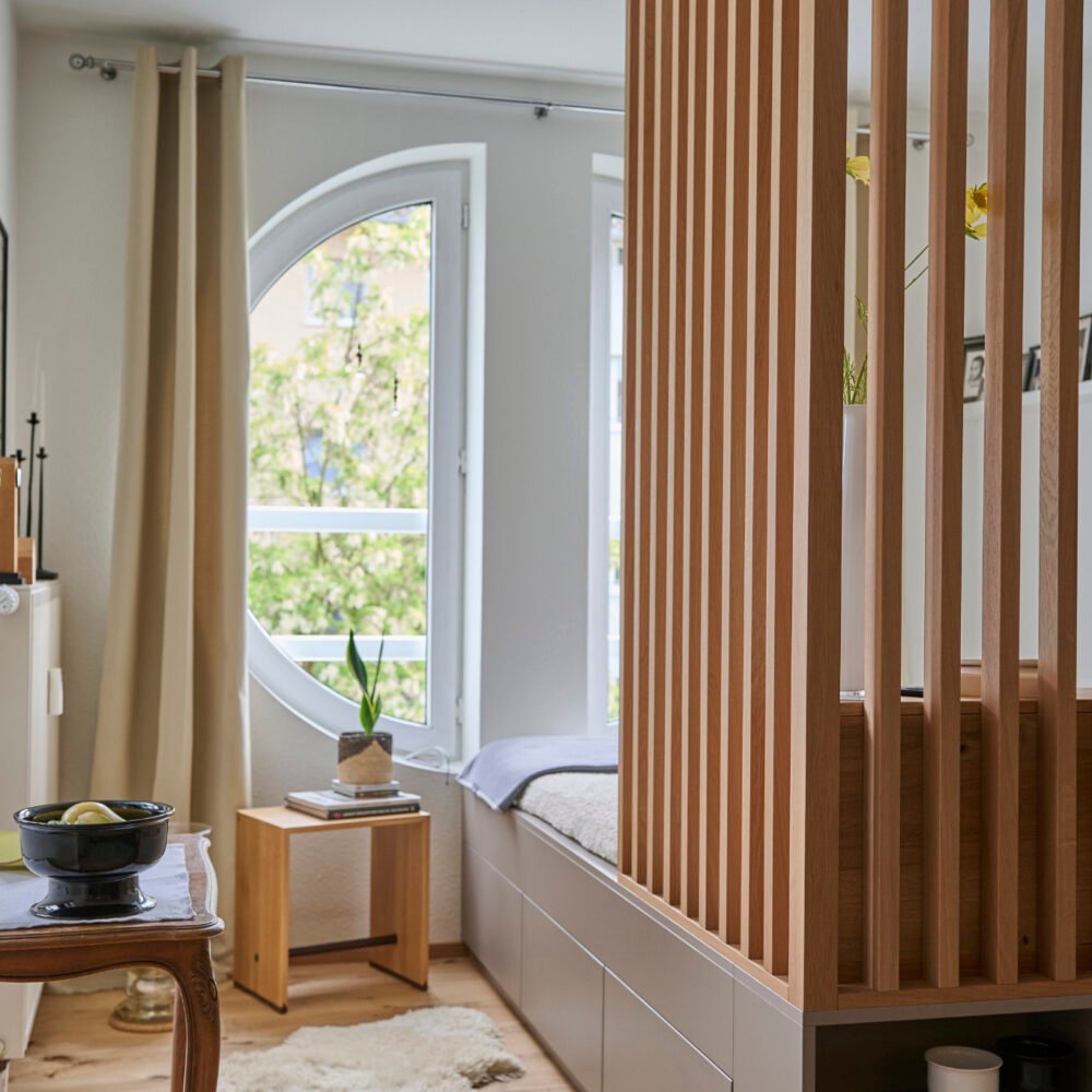 Tiny Living – Stauraumbett